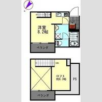 愛知県名古屋市西区南川町(アパート)の賃貸物件の間取り