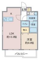 愛知県名古屋市東区豊前町2丁目(マンション)の賃貸物件の間取り