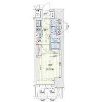 愛知県名古屋市中区千代田1丁目(マンション)の賃貸物件の間取り