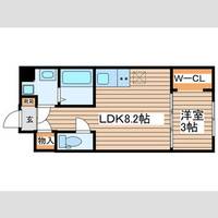 愛知県名古屋市北区御成通1丁目(マンション)の賃貸物件の間取り