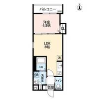 愛知県名古屋市中村区長筬町7丁目(アパート)の賃貸物件の間取り