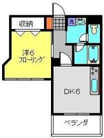 ベルビュー日吉202の間取り