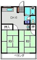 シティーハイム青山202の間取り