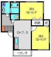 コーポマリル301の間取り