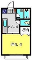 ハイツ荒澤II103の間取り