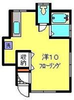 浅間町ハイツ102の間取り