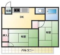 井上コーポの間取り