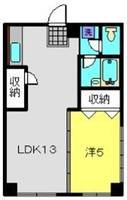 えびねハイツの間取り