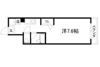 鴨川WEST502の間取り