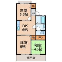 ハイツサンライトⅡの間取り