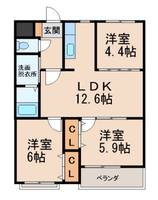 物件の間取り画像