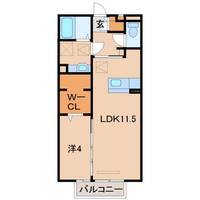 セジュールショコラの間取り