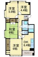 物件の間取り画像