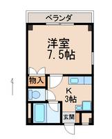 マンションニューハマⅢ B棟の間取り