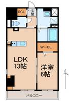 和歌山県和歌山市友田町2丁目(マンション)の賃貸物件の間取り