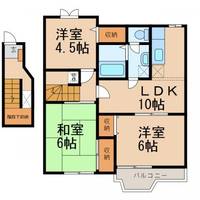 和歌山県和歌山市井辺(アパート)の賃貸物件の間取り