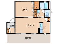 和歌山県和歌山市小雑賀2丁目(アパート)の賃貸物件の間取り