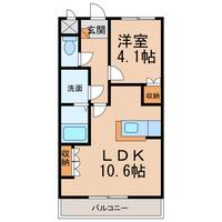 和歌山県和歌山市園部(アパート)の賃貸物件の間取り