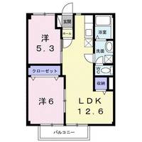和歌山県和歌山市松島(アパート)の賃貸物件の間取り