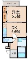 和歌山県和歌山市木広町2丁目(アパート)の賃貸物件の間取り
