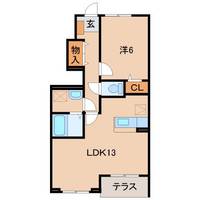 和歌山県和歌山市井辺(アパート)の賃貸物件の間取り