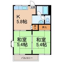和歌山県和歌山市木ノ本(アパート)の賃貸物件の間取り