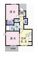 和歌山県伊都郡かつらぎ町大字妙寺(アパート)の賃貸物件の間取り