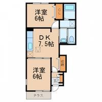 和歌山県和歌山市楠本(アパート)の賃貸物件の間取り