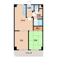 シャトー島田の間取り