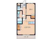 和歌山県和歌山市平井(アパート)の賃貸物件の間取り