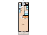 和歌山県和歌山市北島(マンション)の賃貸物件の間取り