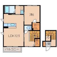 イマージュ黒田Ⅱの間取り