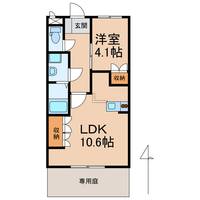 和歌山県和歌山市布施屋(アパート)の賃貸物件の間取り