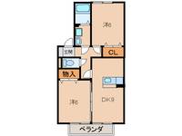 和歌山県和歌山市善明寺(アパート)の賃貸物件の間取り