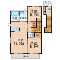 和歌山県和歌山市有本(アパート)の賃貸物件の間取り