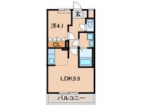 和歌山県岩出市川尻(アパート)の賃貸物件の間取り