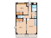 和歌山県和歌山市北島(マンション)の賃貸物件の間取り