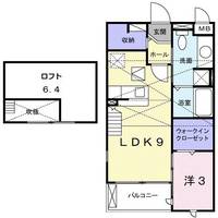 和歌山県和歌山市西小二里3丁目(アパート)の賃貸物件の間取り