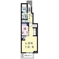 和歌山県和歌山市福島(アパート)の賃貸物件の間取り