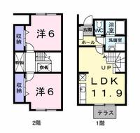 和歌山県橋本市御幸辻(アパート)の賃貸物件の間取り