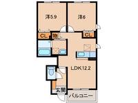 物件の間取り画像