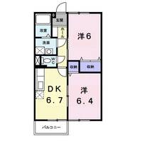 ニューハイツ前田 Bの間取り