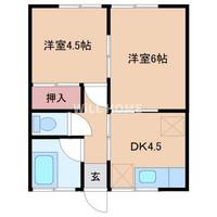 和歌山県和歌山市内原(アパート)の賃貸物件の間取り