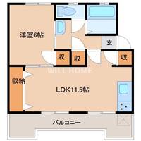 和歌山県和歌山市湊(マンション)の賃貸物件の間取り