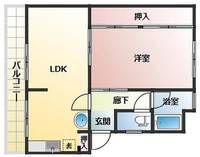 和歌山県和歌山市毛見(マンション)の賃貸物件の間取り