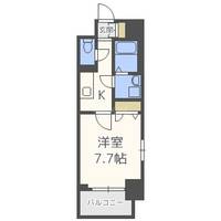 大阪府大阪市中央区東高麗橋(マンション)の賃貸物件.の間取り