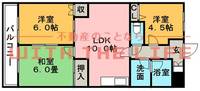 グランドハイツ701号の間取り