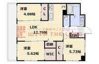 NANA THE STYLE NISHI-KOKUBU(ナナザスタイルニシコクブ)303号の間取り