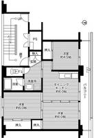 ビレッジハウス小浜1-404号の間取り
