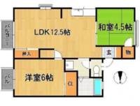 サンハイツ(合川)101号の間取り